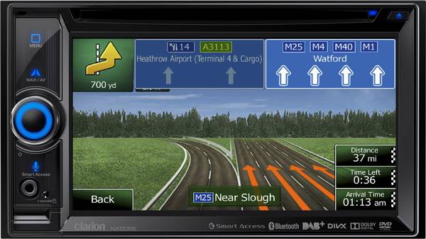 Achteruitrijcamera en navigatiesysteem