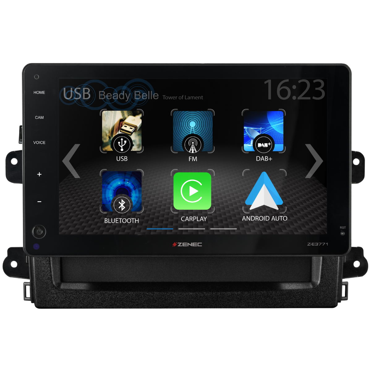 Achteruitrijcamera en navigatiesysteem